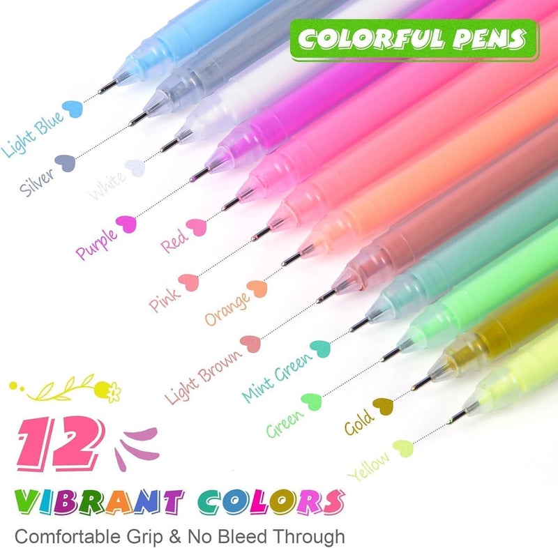 OMEYA 12 Pcs Mini Inspirational Notebooks Bulk with 12 Pcs Colorful Pens, Small Pocket Journal Notepads Set, Motivational Bulk Gifts for Women Men Teacher Student, Fun School Office Supplies, 3.5" x 5.5" - Image 3